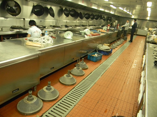 中餐厅麻豆视频免费下载设备安装现场图片