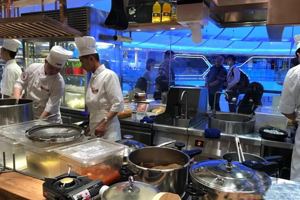 成都牧兰西北菜餐饮店麻豆视频免费下载设备图片